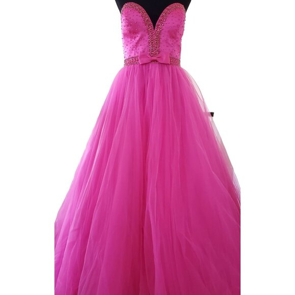 Luxury Designer Couture Evening Wedding Cocktail Runway Party Prom Gown Dress NW - Picture 14 of 16